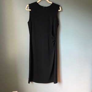 Black Banana Republic Dress. Gathered on the L Side. Size 12